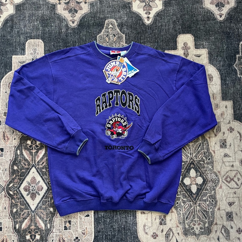 Vintage Toronto Raptors Jump ball club crewneck